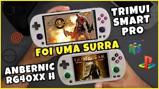Eu Comparei o ANBERNIC RG40XX com o TRIMUI SMART PRO e resultado vai te surpreender!