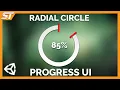 Creating a RADIAL PROGRESS BAR Unity UI Tutorial