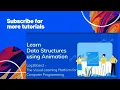 learn programming visually Data Structures C programming Algorithms