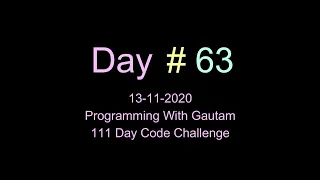 Parameterized non Parameterized constructors 111 Day code Challenge Programming with Gautam