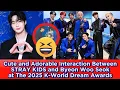 Download Lagu Cute and Adorable Interaction Between STRAY KIDS and Byeon Woo Seok at The 2025 K-World Dream Awards