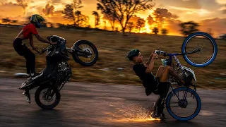 ARRASTEI O KIT 160 DA MINHA MOTORIZADA * cai no mato * 