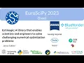 EuroSciPy 2023 - Estimagic A library to solve challenging numerical optimization problems