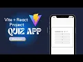 Build a Quiz App using Vite React Beginners
