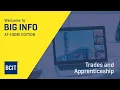 Big Info At-Home Edition Fall 2020 Trades and Apprenticeship