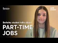UC Berkeley Crosby talks about part-time jobs in college