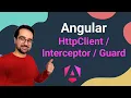 Angular for Beginners 2026 - HttpClient Interceptors and Guards Ep 12