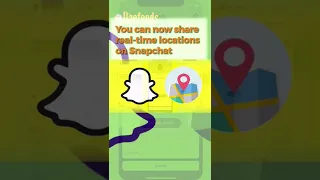 You Can Now Share Real Time Locations On Snap Chat Shorts Snapchat 