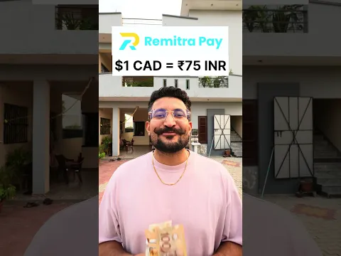 $1 CAD = 75 INR 🇨🇦🇮🇳 Send Money to India