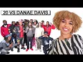 20 GUYS VS 1 YOUTUBER DANAE DAVIS