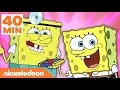 SpongeBob | 40 MENIT Pekerjaan Terlucu SpongeBo | Nickelodeon Bahasa