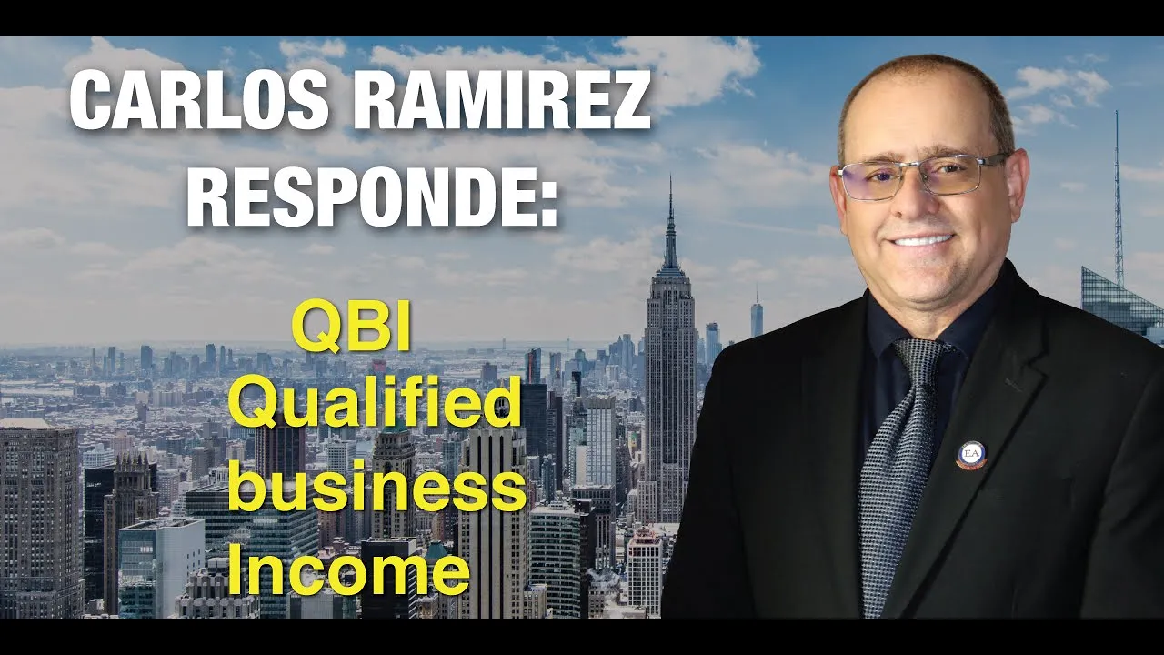 QBI - Qualified business Income