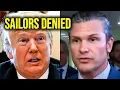 Trump SINKS With Revealing Slip Up As Hegseth Calls Sailors Liars