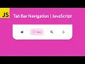 Tab Bar Navigation JavaScript