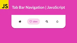 Tab Bar Navigation JavaScript