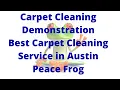 Carpet Cleaning Demonstration Best carpet Tile cleaning services in Austin