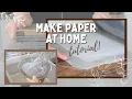 How to make recycled paper mould deckle diy Tutorial