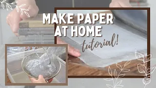 Download How to make recycled paper (+ mould \u0026 deckle diy) | Tutorial MP3