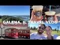 Galena IL Travel Vlog Shopping on Main Street Distillery Tour Coffee Shops More