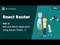 How to use React Router Router Hooks - Part 4