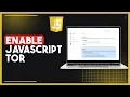 How To Enable Javascript On Tor Browser Android