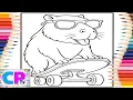 Capybara Coloring on a by Colors