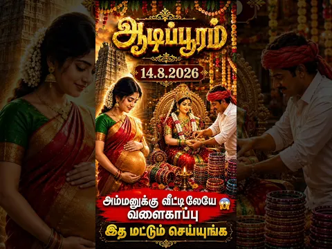 ஆடிப்பூரம் ஏன் சிறப்பு? |Aadi Pooram Significance |Andal Jayanti | அம்மனுக்கு வீட்டில் வளைகாப்பு 😱