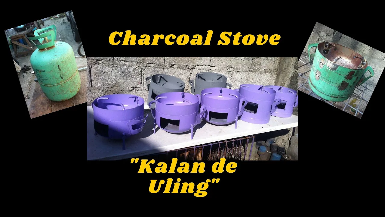 How To Make Charcoal Stove / Used Refrigerant Tank / Msm Garage Tv