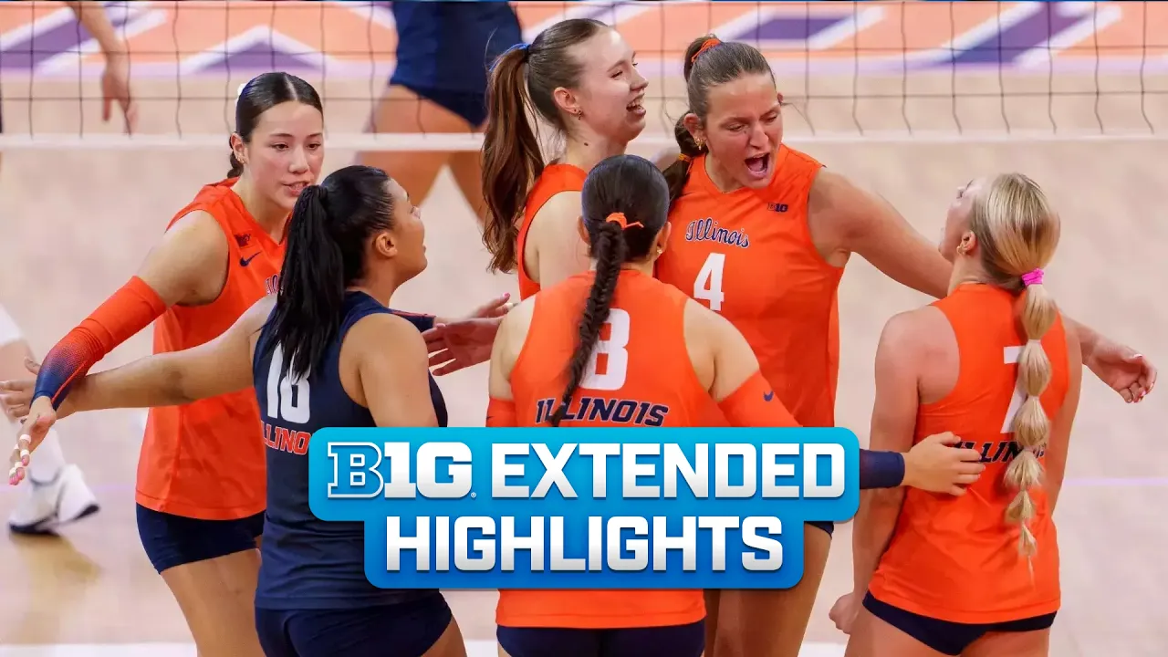 Northwestern at Illinois | Extended Highlights | Big Ten Volleyball | 10/29/2026
