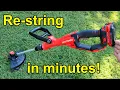 How to replace RELOAD STRING on CRAFTSMAN 20V or electric string trimmer