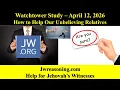 Watchtower Study - April 12 2026