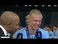 Erling Haaland jokes with Henry, Micah & Carra after UCL win! 😆 | CBS Sports Golazo | UCL Today