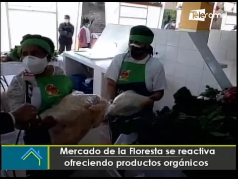 Mercado de la Floresta se reactiva ofreciendo productos orgánicos