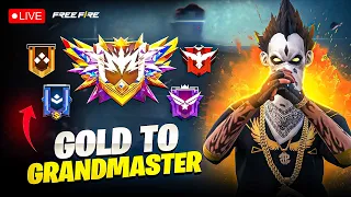 Gold To Grandmaster 😎New Season Rankpush - Free Fire Max - Free Fire Live