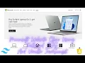Microsoft website clone using tailwind css