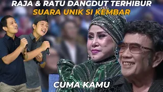 keren raja dan ratu dangdut terhibur oleh suara unik si kembar