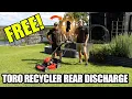 FREE Toro Recycler Discharge Chute Where to Get It See It In Action