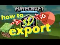 How to Export Minecraft Education 3D Models to PowerPoint Or Anywhere