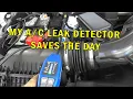 MY LEAK DETECTOR SAVES THE DAY
