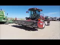 2013 MacDon M205 self-propelled windrower for sale no-reserve Internet auction February 28 2018