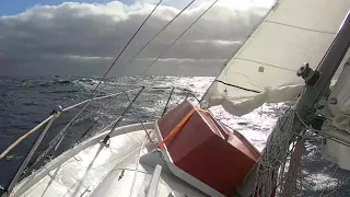 Ep 23, 1100Nm Solo Ocean Passage, Small Boat, Contessa 26, 2 Year Circumnavigation, PART 7