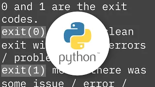 Difference between exit 0 and exit 1 in Python