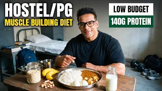 Easiest Hostel/ PG Muscle Building Diet | Budget Weight Gain Diet | Yatinder Singh