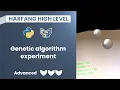 Genetic algorithm experiment with Harfang High Level
