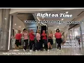Lagu 🎶 Right on Time - Line dance (demo by aRmall dance)