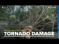 A Salem neighborhood is picking up the pieces after a tornado tore through the area