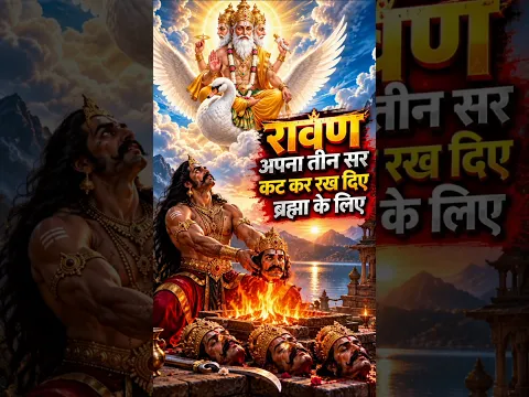 रावण ने ब्रह्मा जी के लिए अपना सिर काटा! #ravan #ram #brahma #vishnu #mahadev #radhakrishna #sitaram