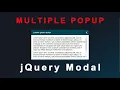 How To Create Modal Popup using Custom jQuery for multiple use I Dynamic Modal Popup jQuery