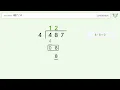 Long Division Problem Step-by-Step Solution