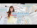 How to get PINTEREST HANDWRITING Calligraphy tutorial Improve Your Handwriting Step by Step